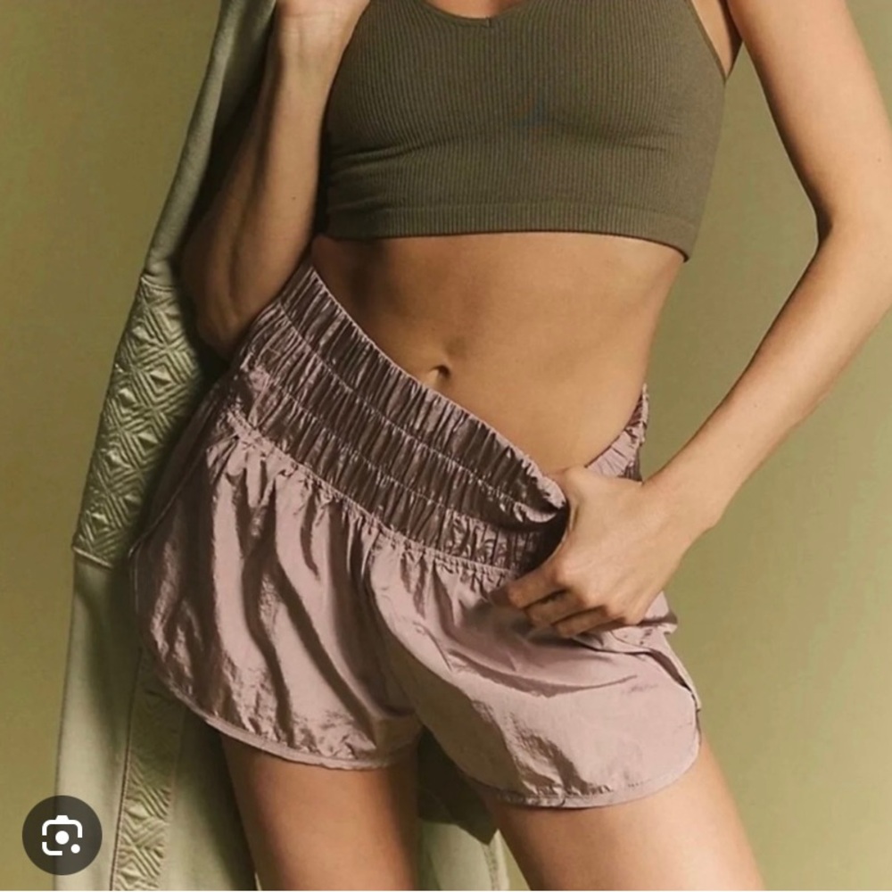 FP Movement by Free People The Way Home Shorts in Moonlight Mauve